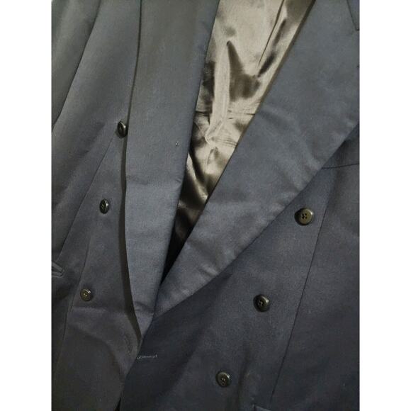 LUBIAM 1911 Blue Sport Coat Wool Italy Made US 50 L - Picture 4 of 14